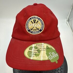 NWT PGA Of America-TENNESSEE SECTION AJUSTABLE  IMPERIAL RED Cap Hat
